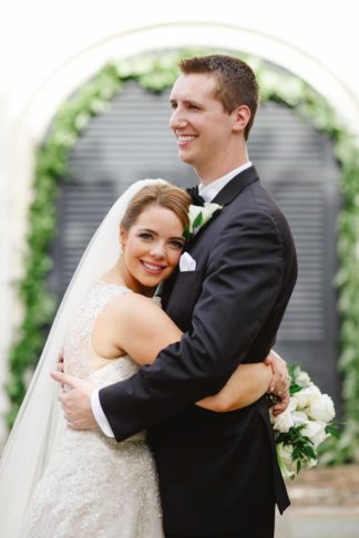 Charming Charleston Wedding at the Historic Aiken House with romantic lavender, purple and gold details. Images: Riverland Studios