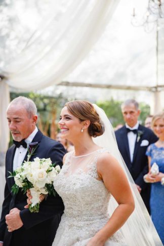 Charming Charleston Wedding at the Historic Aiken House with romantic lavender, purple and gold details. Images: Riverland Studios