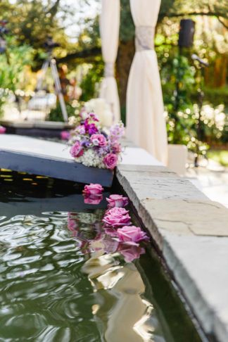 Charming Charleston Wedding at the Historic Aiken House with romantic lavender, purple and gold details. Images: Riverland Studios