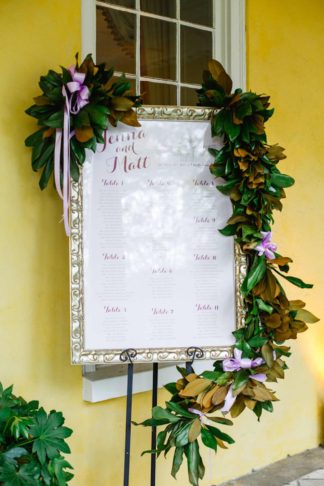 Charming Charleston Wedding at the Historic Aiken House with romantic lavender, purple and gold details. Images: Riverland Studios