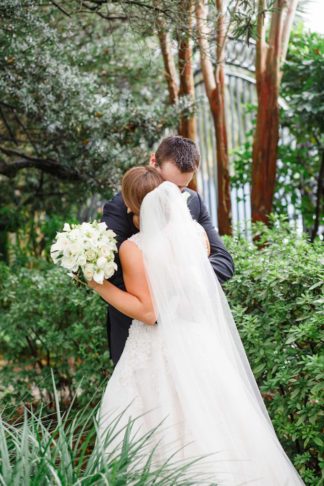 Charming Charleston Wedding at the Historic Aiken House with romantic lavender, purple and gold details. Images: Riverland Studios