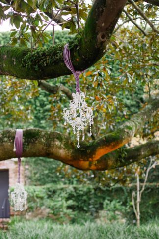 Charming Charleston Wedding at the Historic Aiken House with romantic lavender, purple and gold details. Images: Riverland Studios