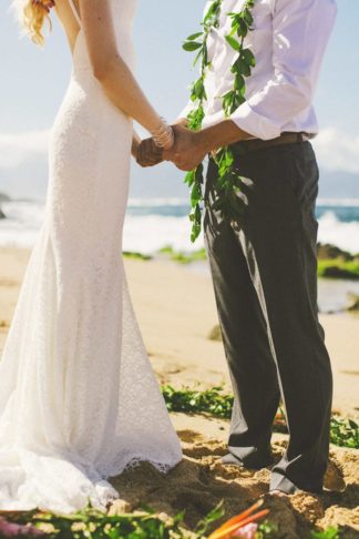 Laid Back Tropical Maui Destination Beach Wedding. Angie Diaz Photography