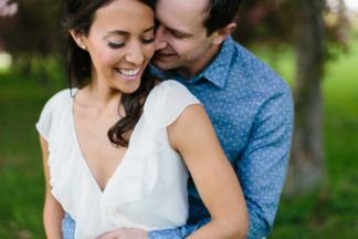 Apple Blossom Engagement Photographs in Ottawa. Photography: Grace & Gold Studio