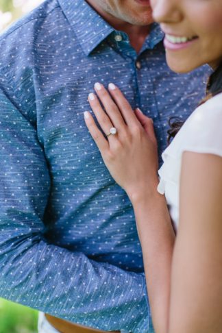 Apple Blossom Engagement Photographs in Ottawa. Photography: Grace & Gold Studio