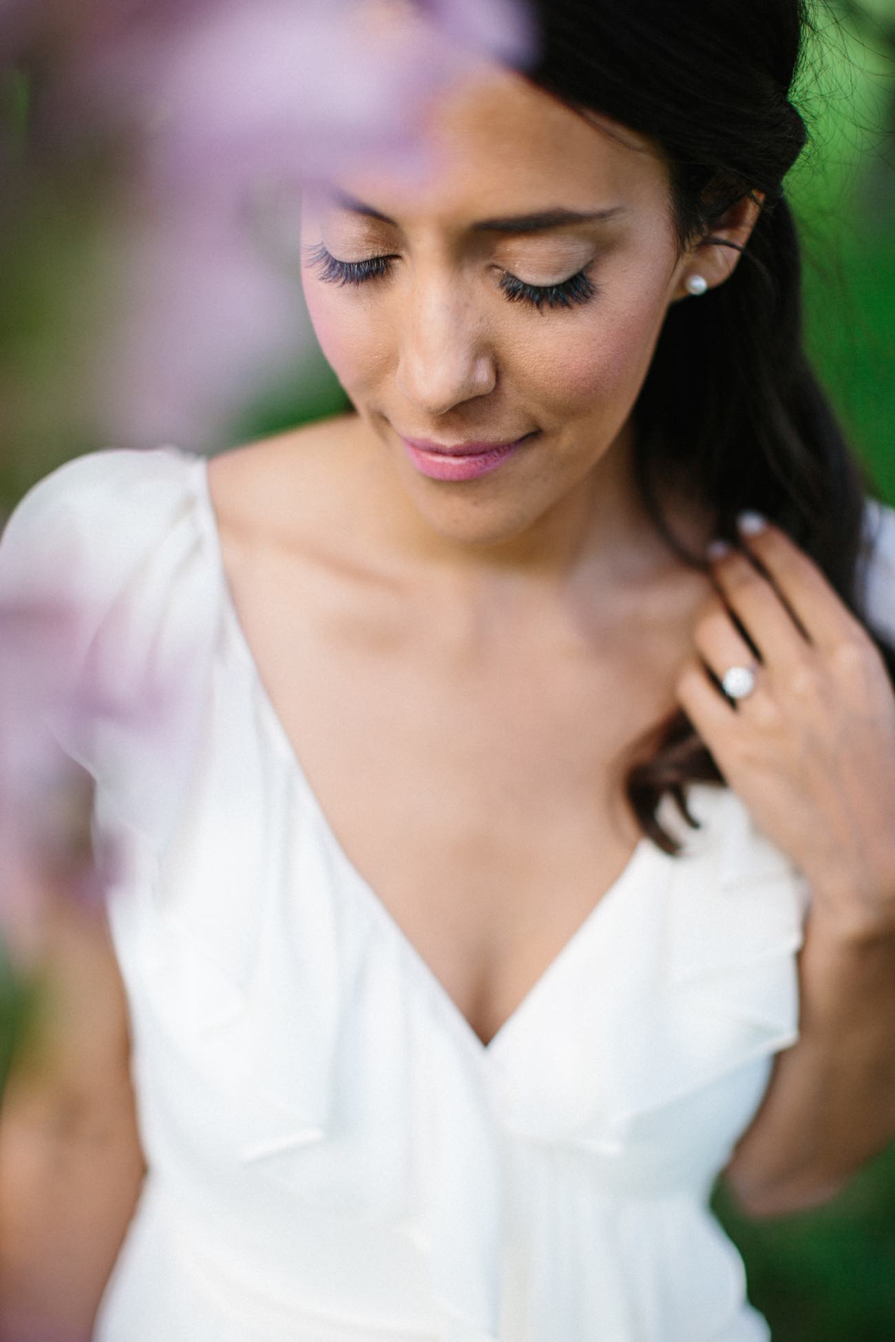 Apple Blossom Engagement Photographs in Ottawa. Photography: Grace & Gold Studio