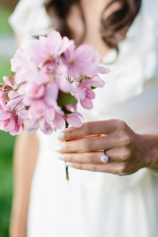 Apple Blossom Engagement Photographs in Ottawa. Photography: Grace & Gold Studio