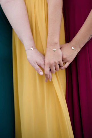 How to mix and match winter + fall bridesmaid dresses 