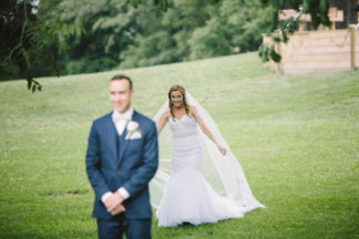 Blush Indiana Barn Wedding