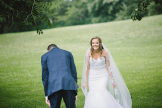 Blush Indiana Barn Wedding