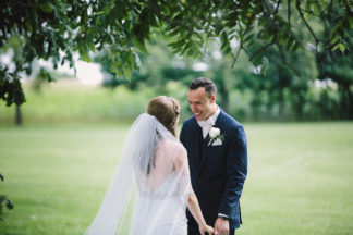 Blush Indiana Barn Wedding