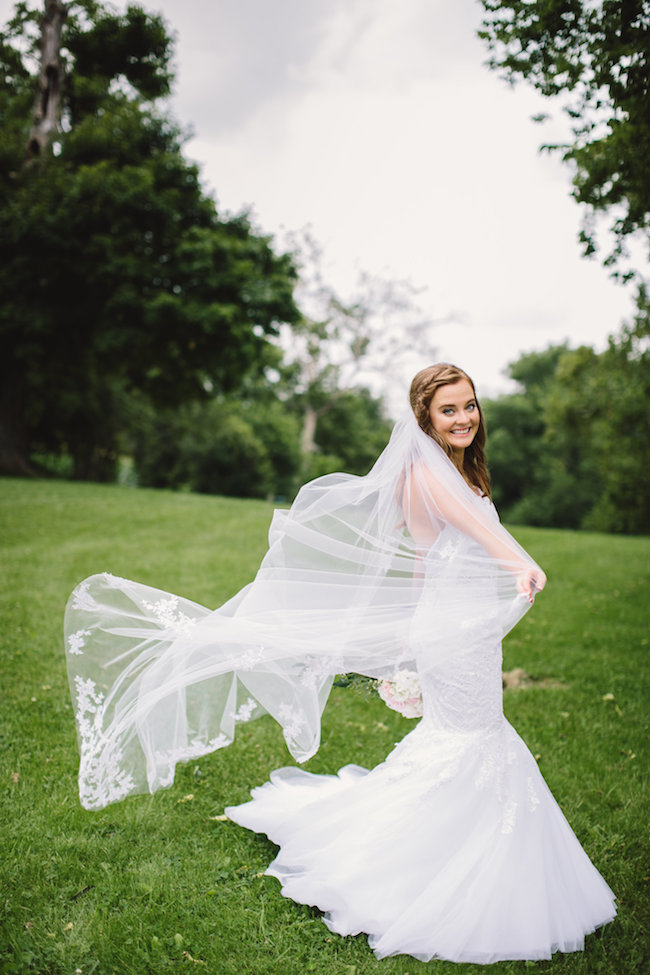 Blush Indiana Barn Wedding