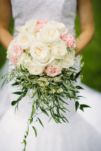 Blush Indiana Barn Wedding