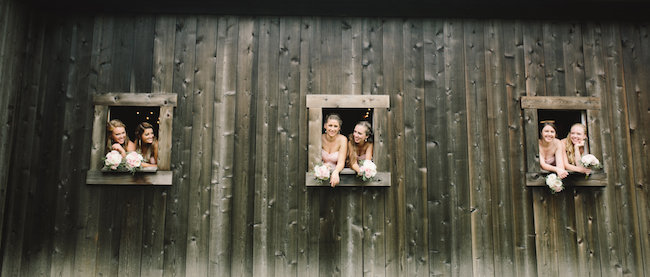 Blush Indiana Barn Wedding