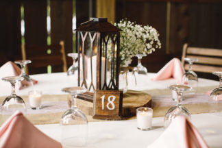 Blush Indiana Barn Wedding