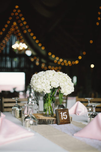 Blush Indiana Barn Wedding