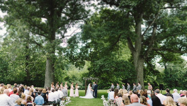 Blush Indiana Barn Wedding