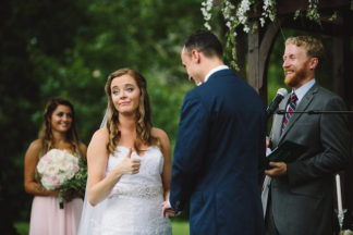 Blush Indiana Barn Wedding