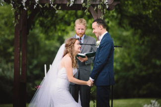 Blush Indiana Barn Wedding