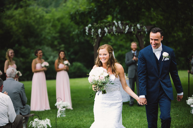 Blush Indiana Barn Wedding