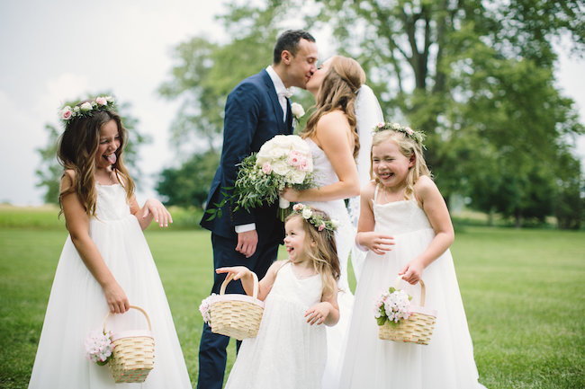 Blush Indiana Barn Wedding