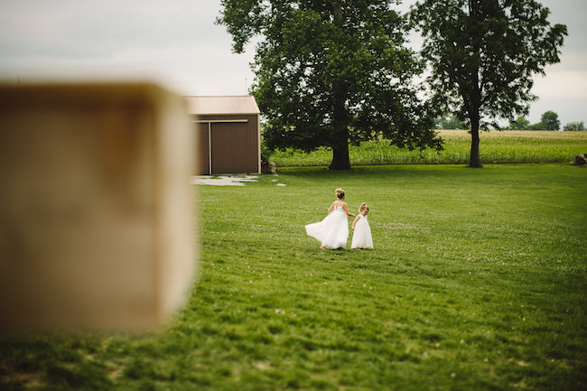 Blush Indiana Barn Wedding