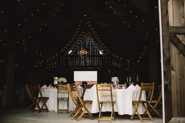 Blush Indiana Barn Wedding