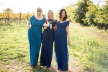 How to mix and match winter + fall bridesmaid dresses 