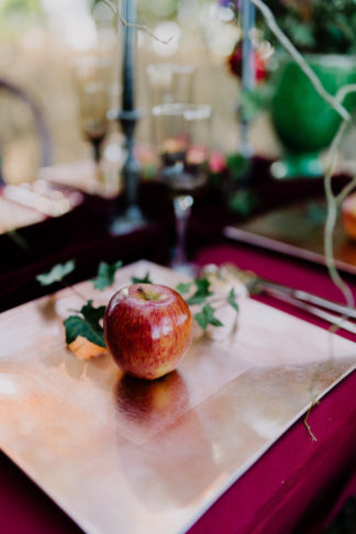 Dramatic black and red forest wedding - Jana Marnewick Photography