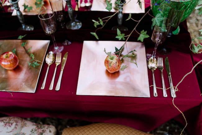 Dramatic black and red forest wedding - Jana Marnewick Photography