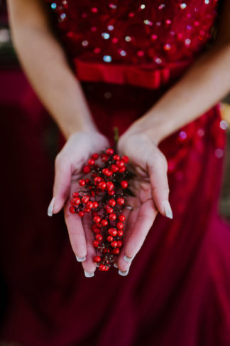 Dramatic black and red forest wedding - Jana Marnewick Photography