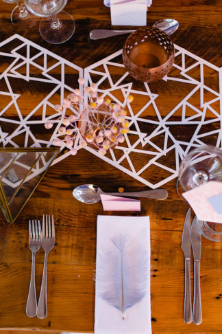 Geometric Wedding Inspiration