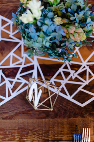 Geometric Wedding Inspiration