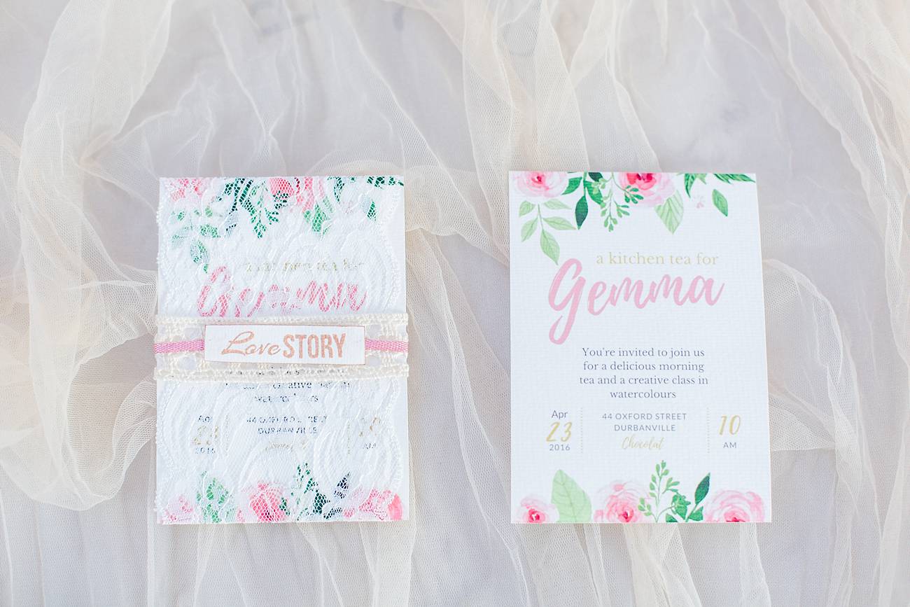 Watercolor Kitchen Tea Ideas by Something Pretty + Katie Mayhew Photography