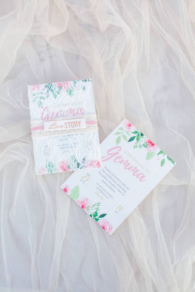 Modern Watercolour Kitchen Tea Ideas with Craft Class + Tips!