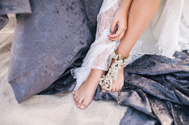 Cerulean blue and Pewter Beach Wedding Ideas