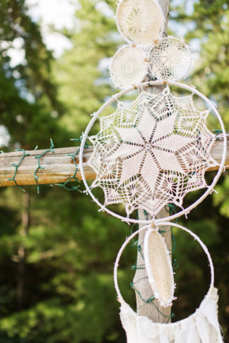 Bohemian Campground Wedding at Sunset