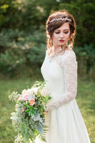 Bohemian Campground Wedding at Sunset