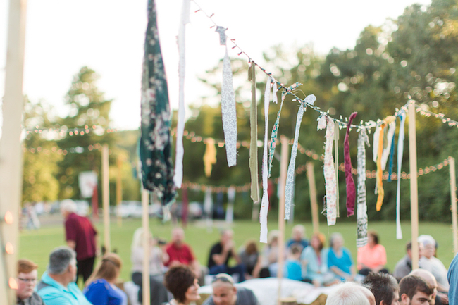 Bohemian Campground Wedding at Sunset