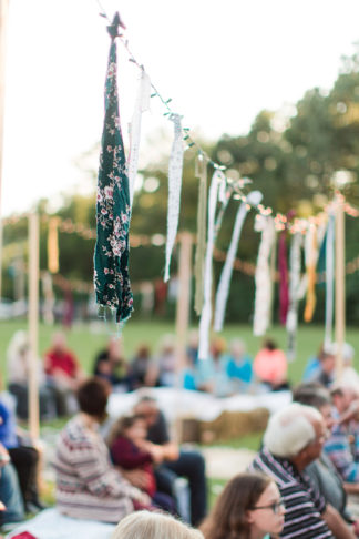 Bohemian Campground Wedding at Sunset