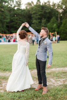 Bohemian Campground Wedding at Sunset