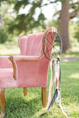 Bohemian Campground Wedding at Sunset