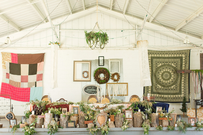 Bohemian Campground Wedding at Sunset