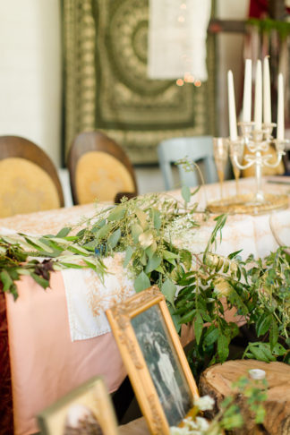 Bohemian Campground Wedding at Sunset