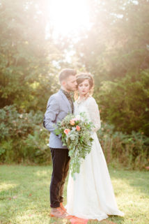 Bohemian Campground Wedding at Sunset