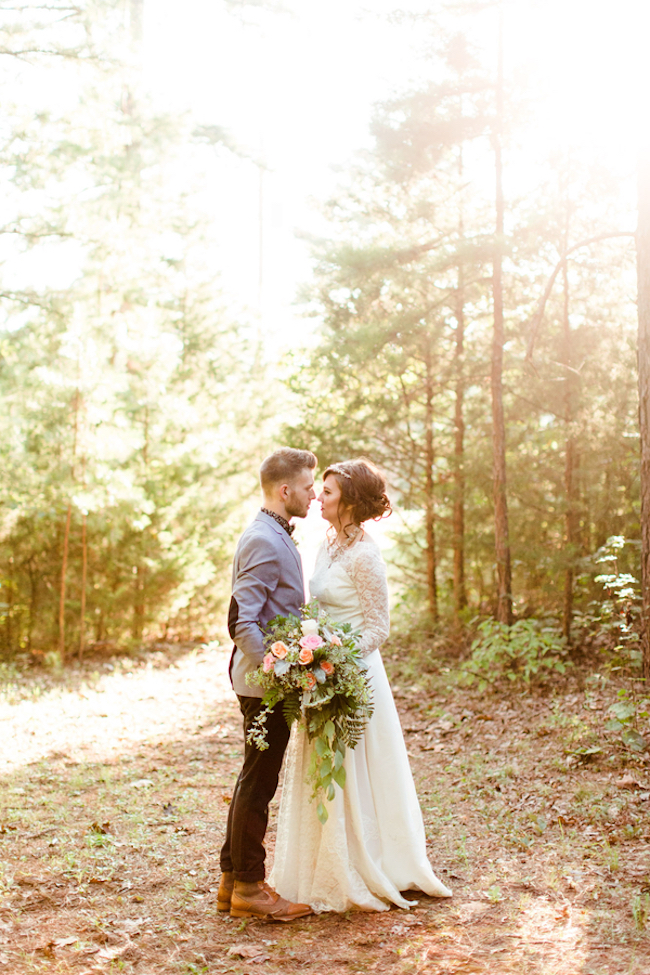 Bohemian Campground Wedding at Sunset