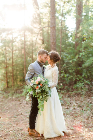 Bohemian Campground Wedding at Sunset