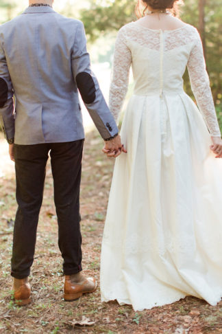 Bohemian Campground Wedding at Sunset