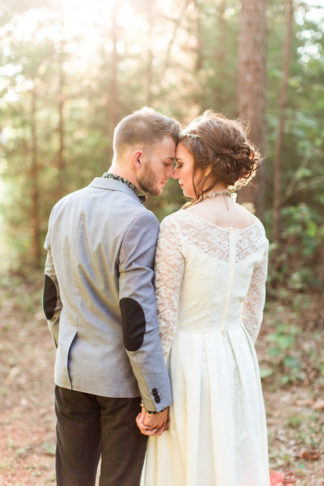 Bohemian Campground Wedding at Sunset