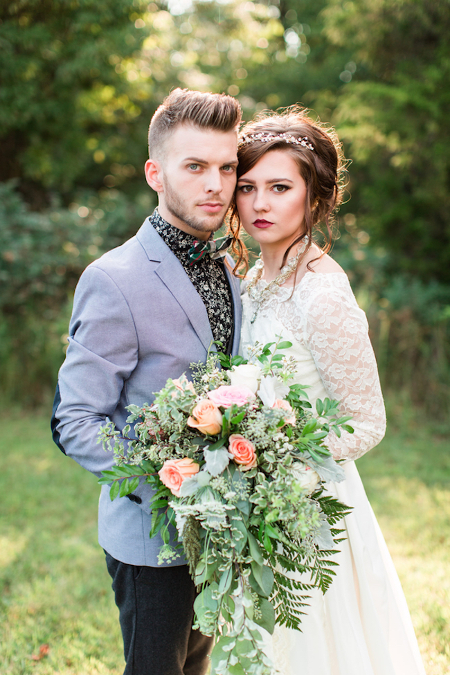 Bohemian Campground Wedding at Sunset